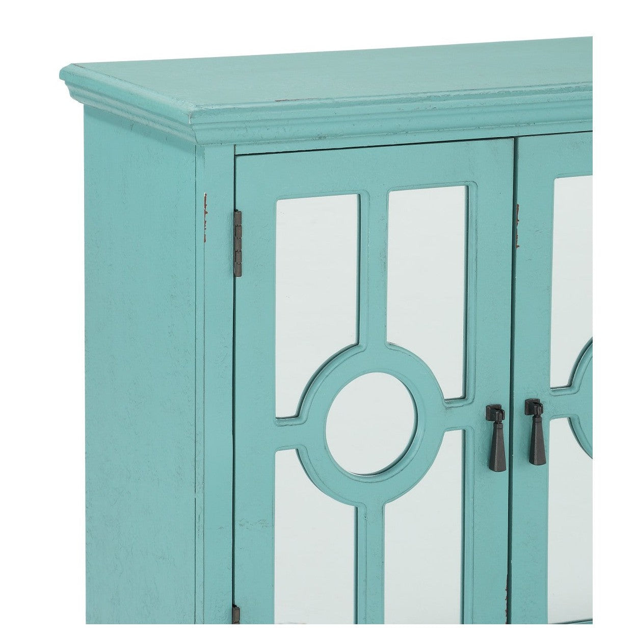 ACCENT CHEST WITH MIRROR DOOR-AQUA, 3A 1000A70AQ