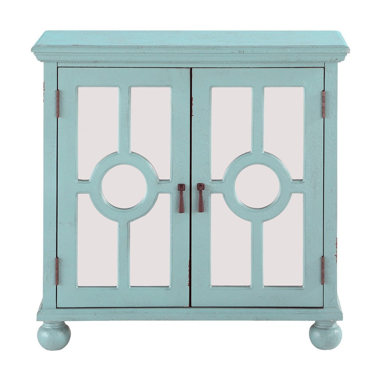ACCENT CHEST WITH MIRROR DOOR-AQUA, 3A 1000A70AQ