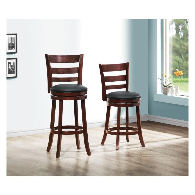 SWIVEL COUNTER HEIGHT CHAIR 1144E-24S