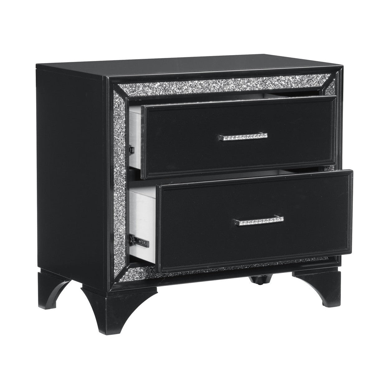 NIGHT STAND 1572BK-4