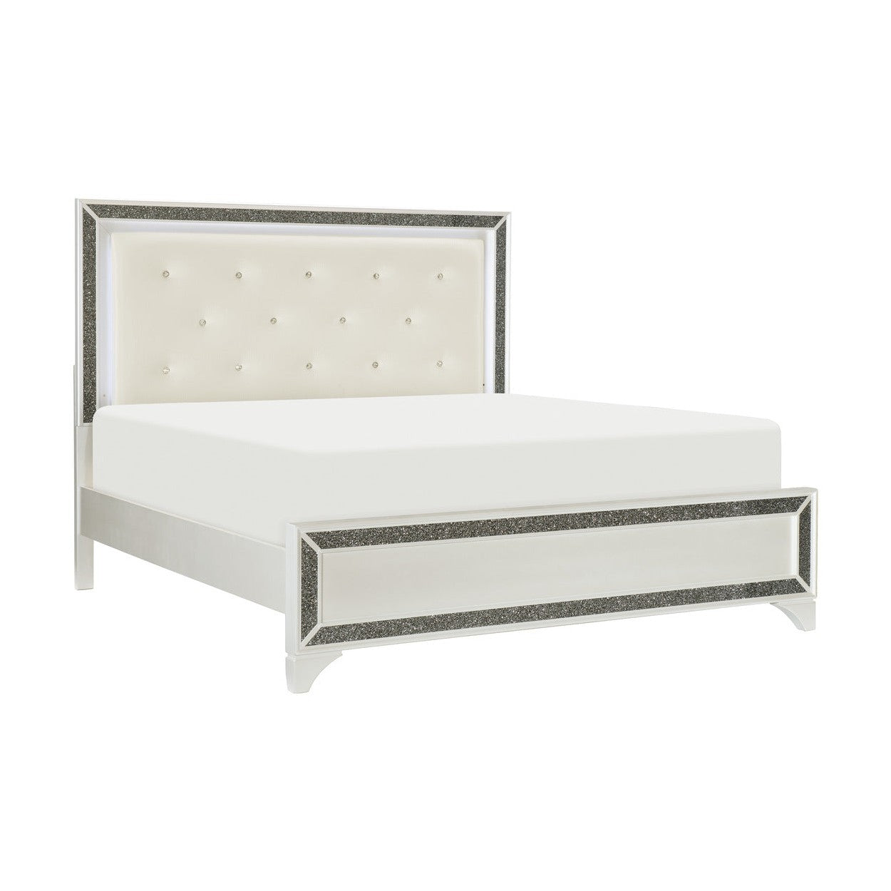 (3) QUEEN BED, LED, WHITE P/U 1572W-1*