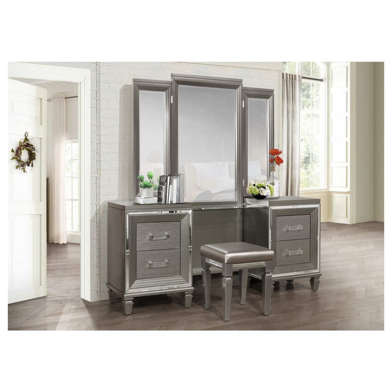 VANITY STOOL 1616-14