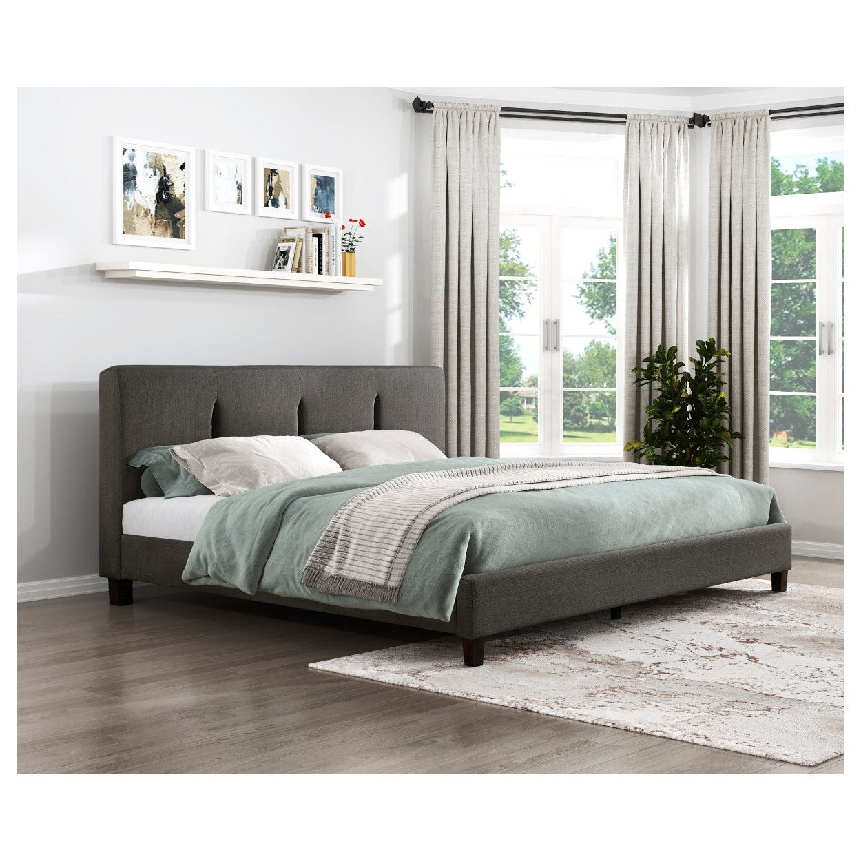 (2) Eastern King Platform Bed 1631K-1EK*