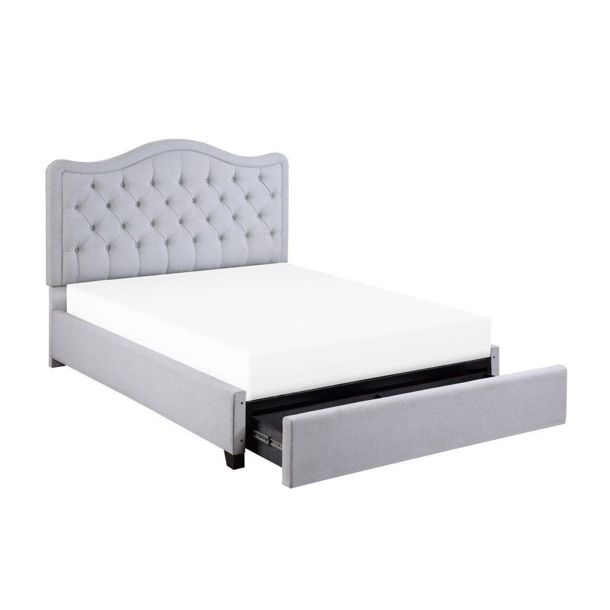 (4) Queen Platform Bed with Storage Drawers 1642-1DW*
