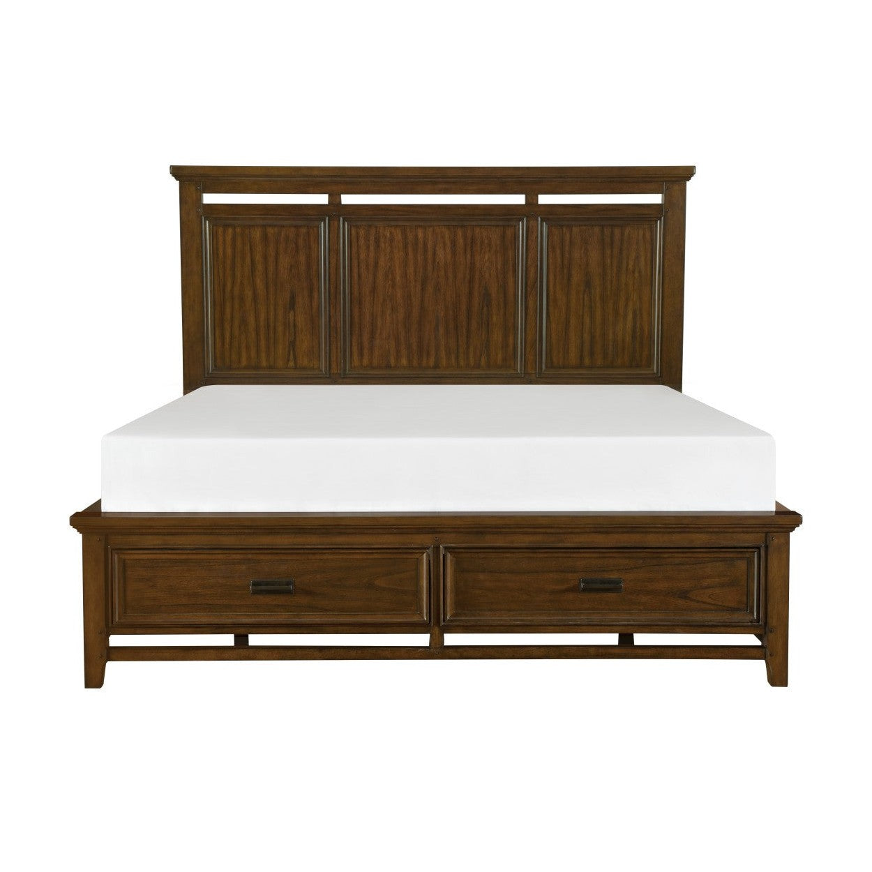 (3) Eastern King Platform Bed with Storage Footboard 1649K-1EK*
