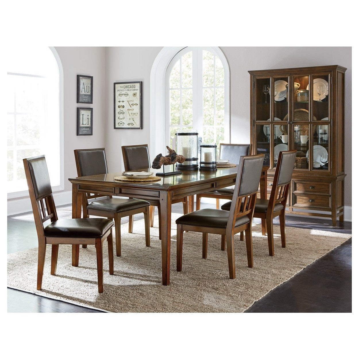 Side Chair, Brown P/U 1649S