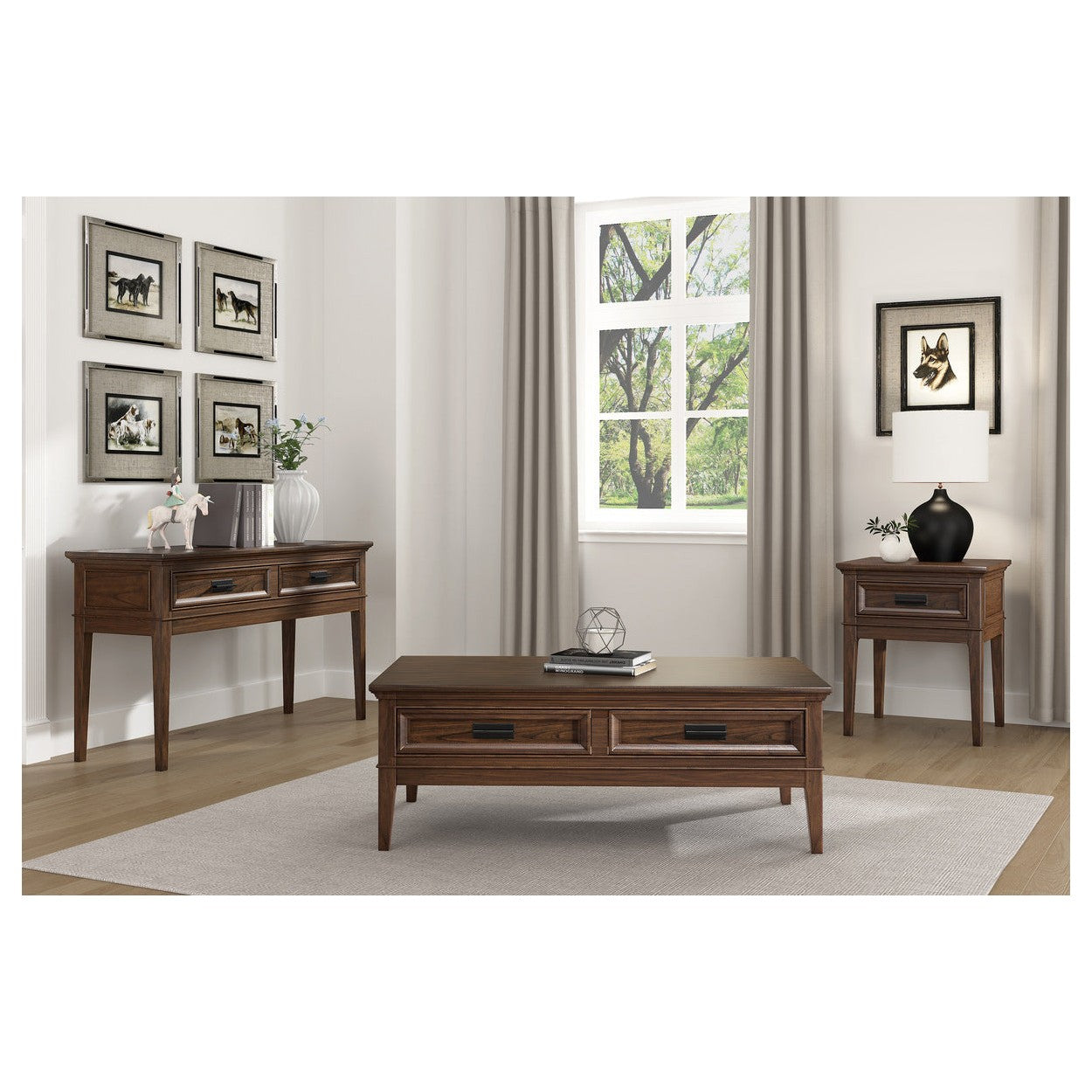 End Table w/Drawers 1649-04