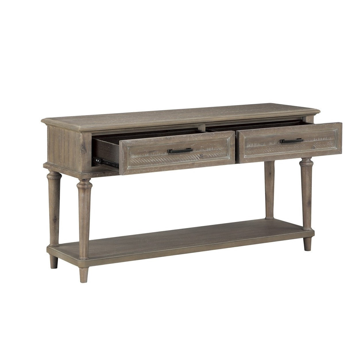Sofa Table With Two Functional Drawers, Brown 1689BR-05