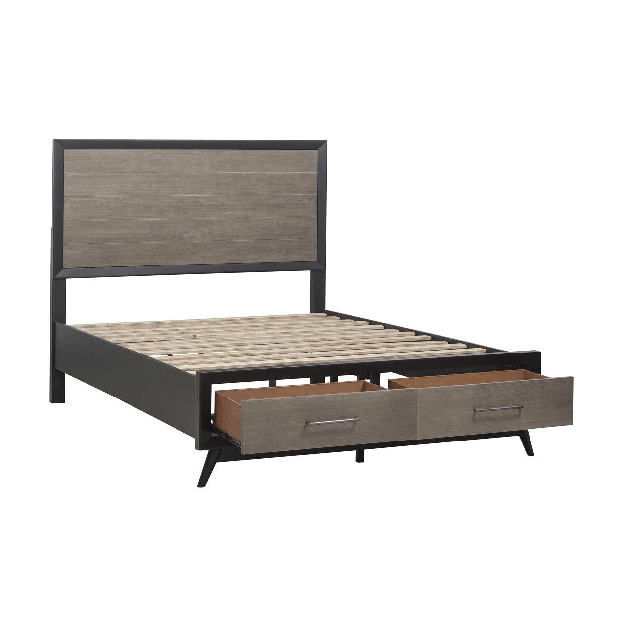 (3) FULL PLFM BED W/FB DRAWERS 1711F-1*
