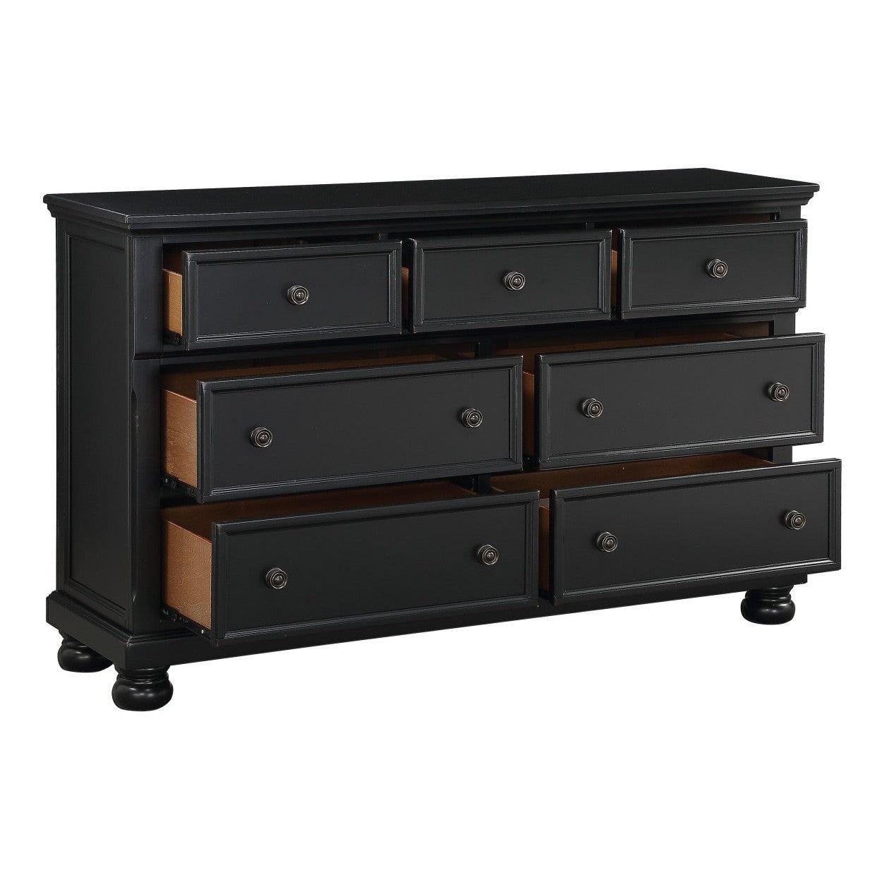 DRESSER W/HIDDEN DRAWER 1714BK-5