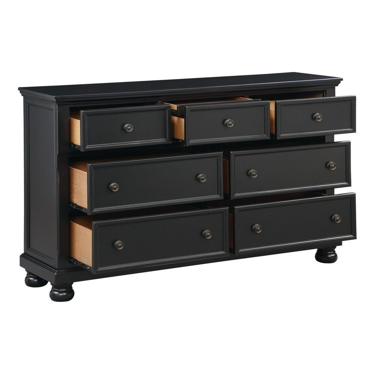 DRESSER W/HIDDEN DRAWER 1714BK-5
