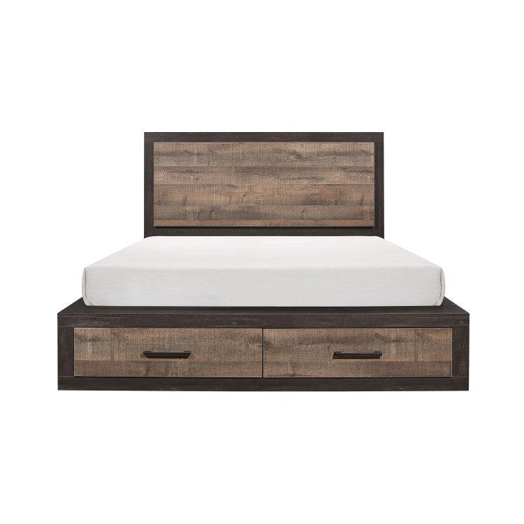 (3) QUEEN PLATFORM BED W/FB STORAGE 1762-1*