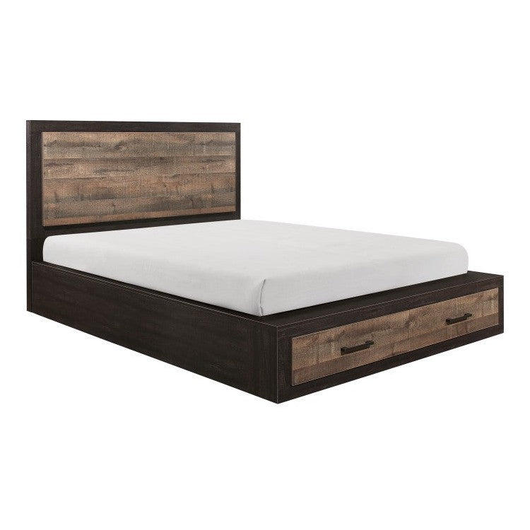 (3) QUEEN PLATFORM BED W/FB STORAGE 1762-1*