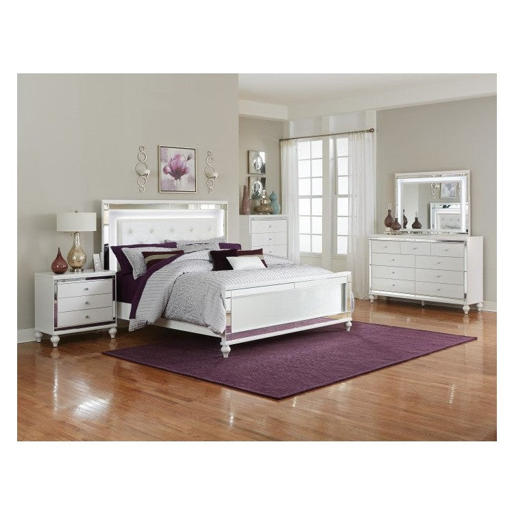 (3) CAL KING BED W/ LED HEADBOARD 1845KLED-1CK*