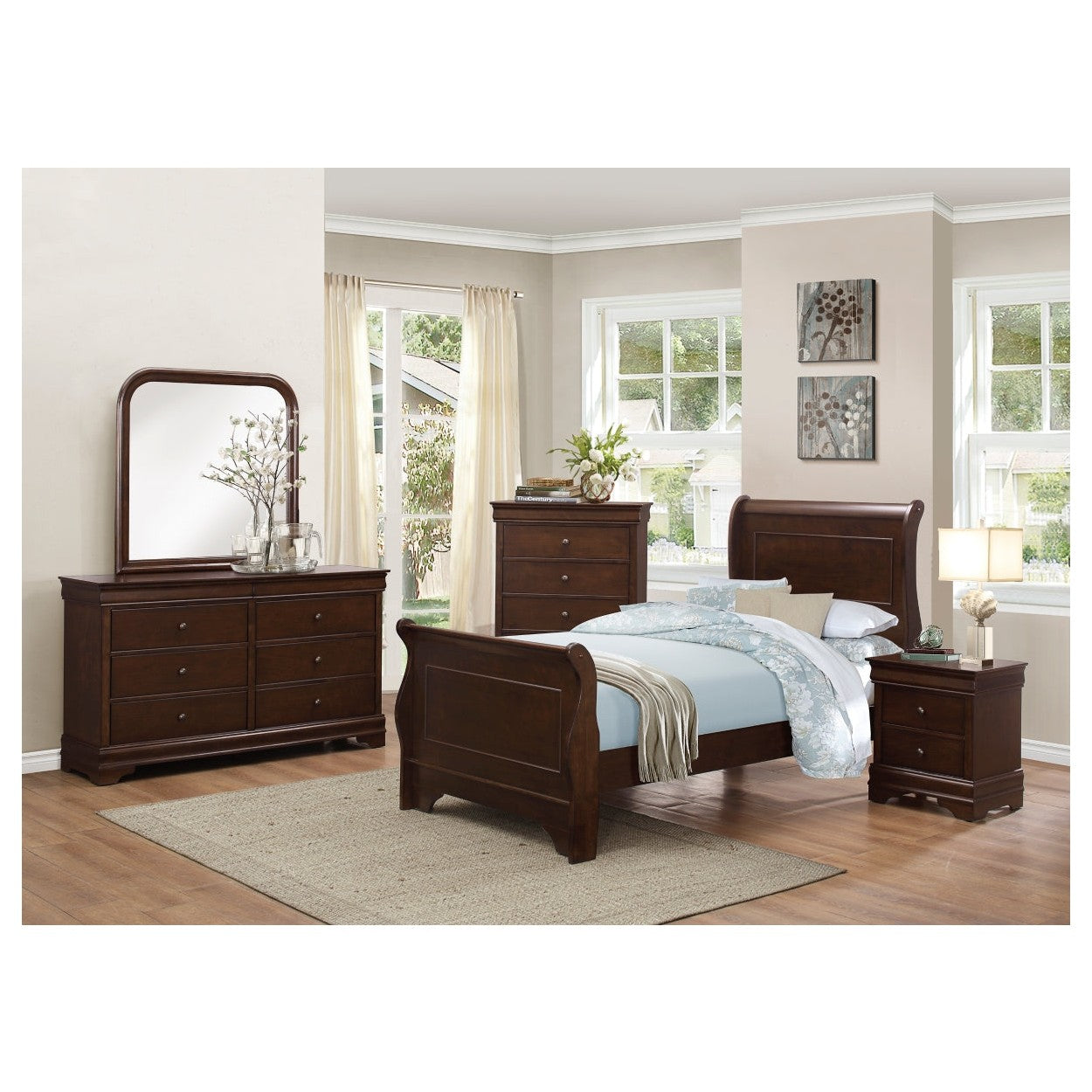 (2) TWIN BED 1856T-1*