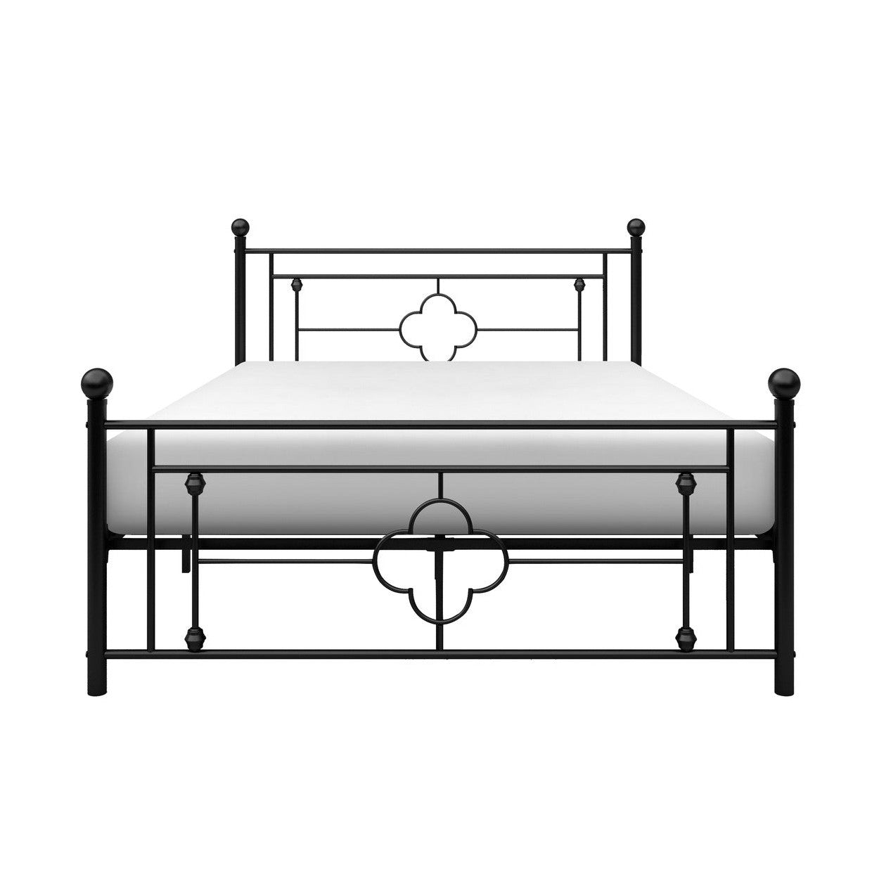 FULL METAL PLFM BED, BLK 2051FBK-1