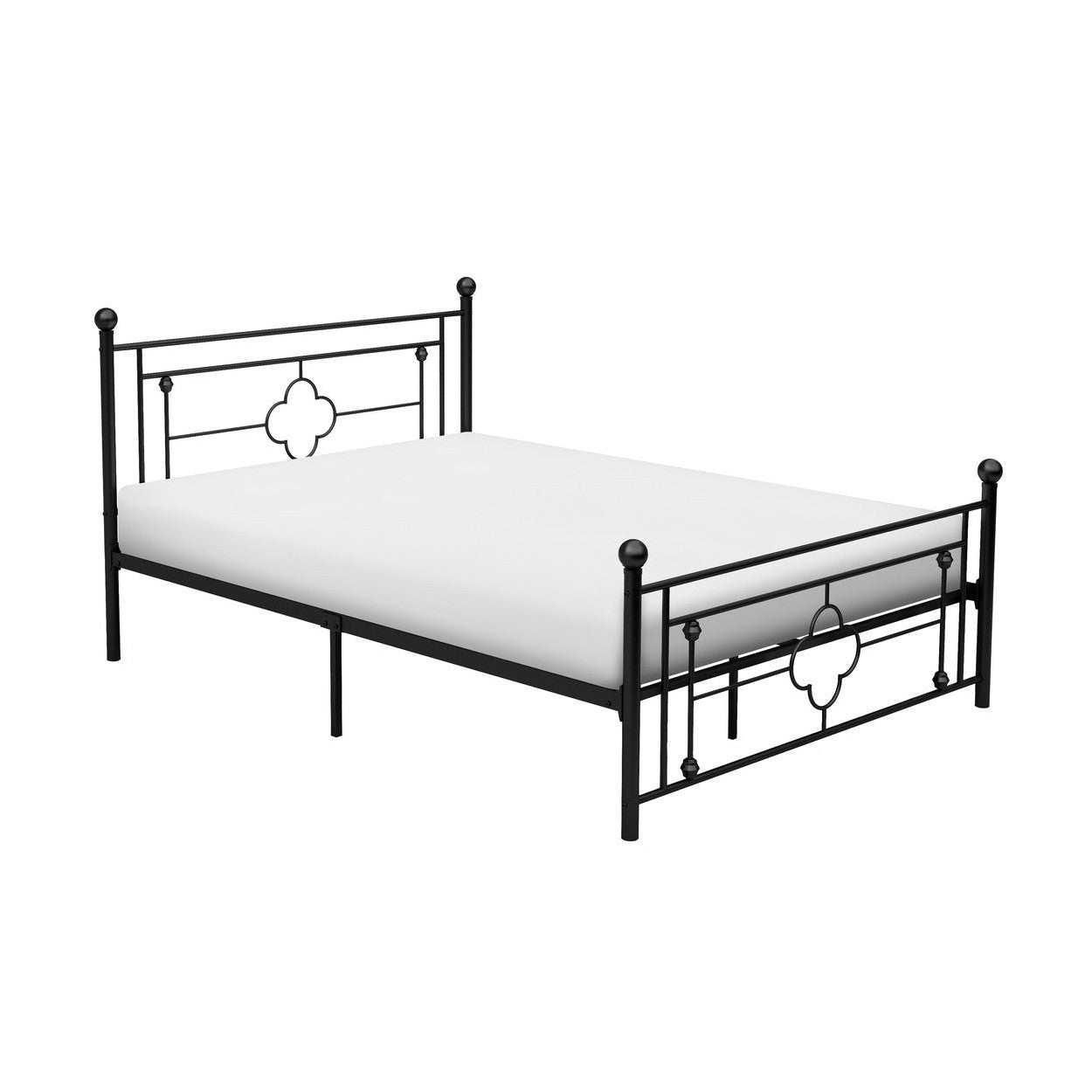 FULL METAL PLFM BED, BLK 2051FBK-1