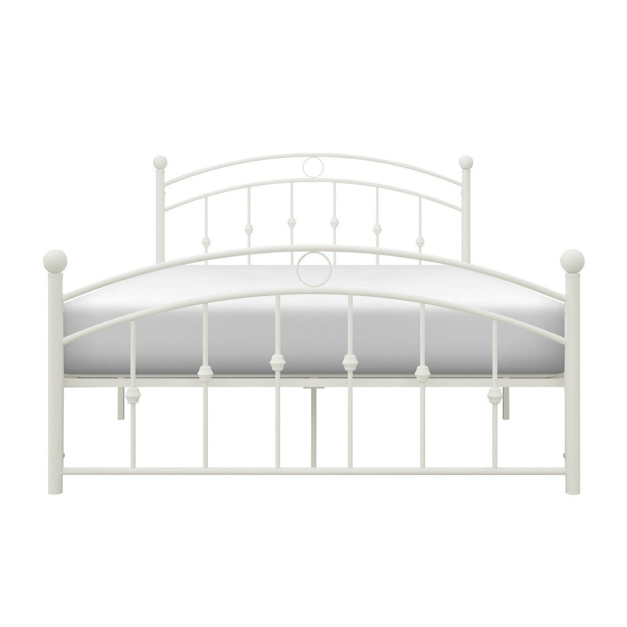 FULL METAL PLFM BED, WHITE 2052FW-1