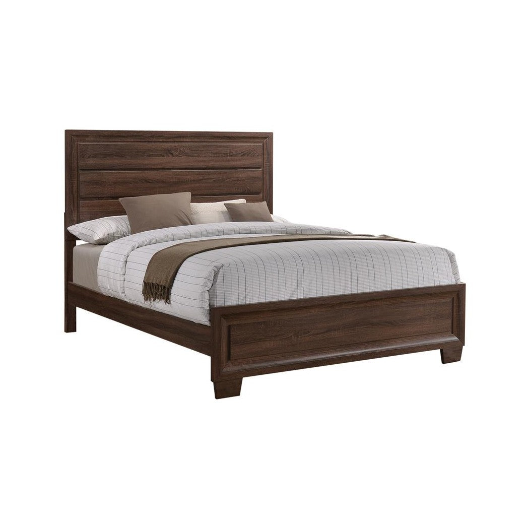 Brandon Queen Panel Bed Medium Warm Brown 205321Q
