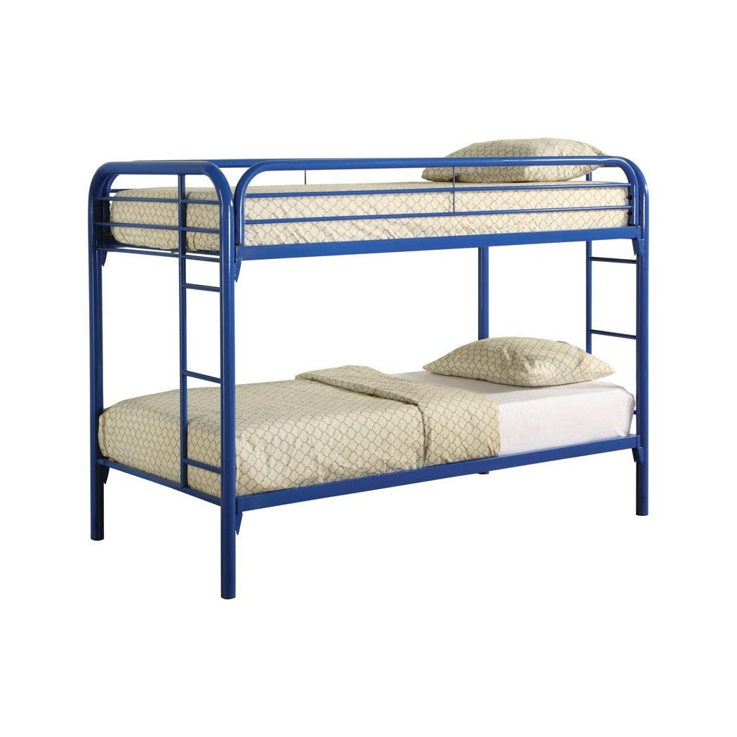 Morgan Twin over Twin Bunk Bed Blue 2256B