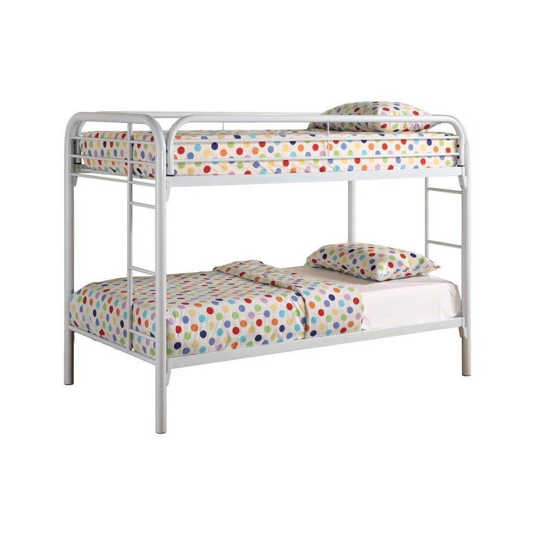 Morgan Twin over Twin Bunk Bed White 2256W
