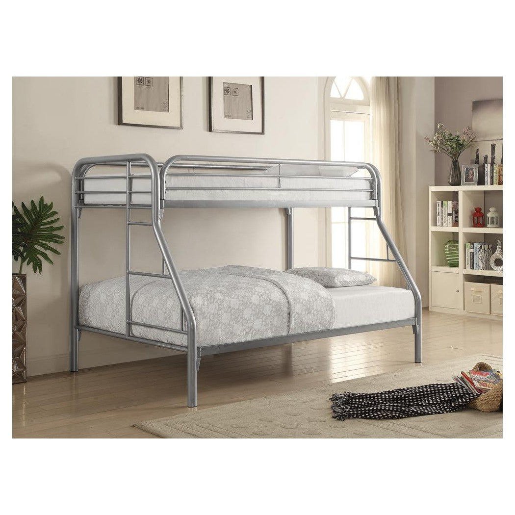 Morgan Twin over Full Bunk Bed Silver 2258V