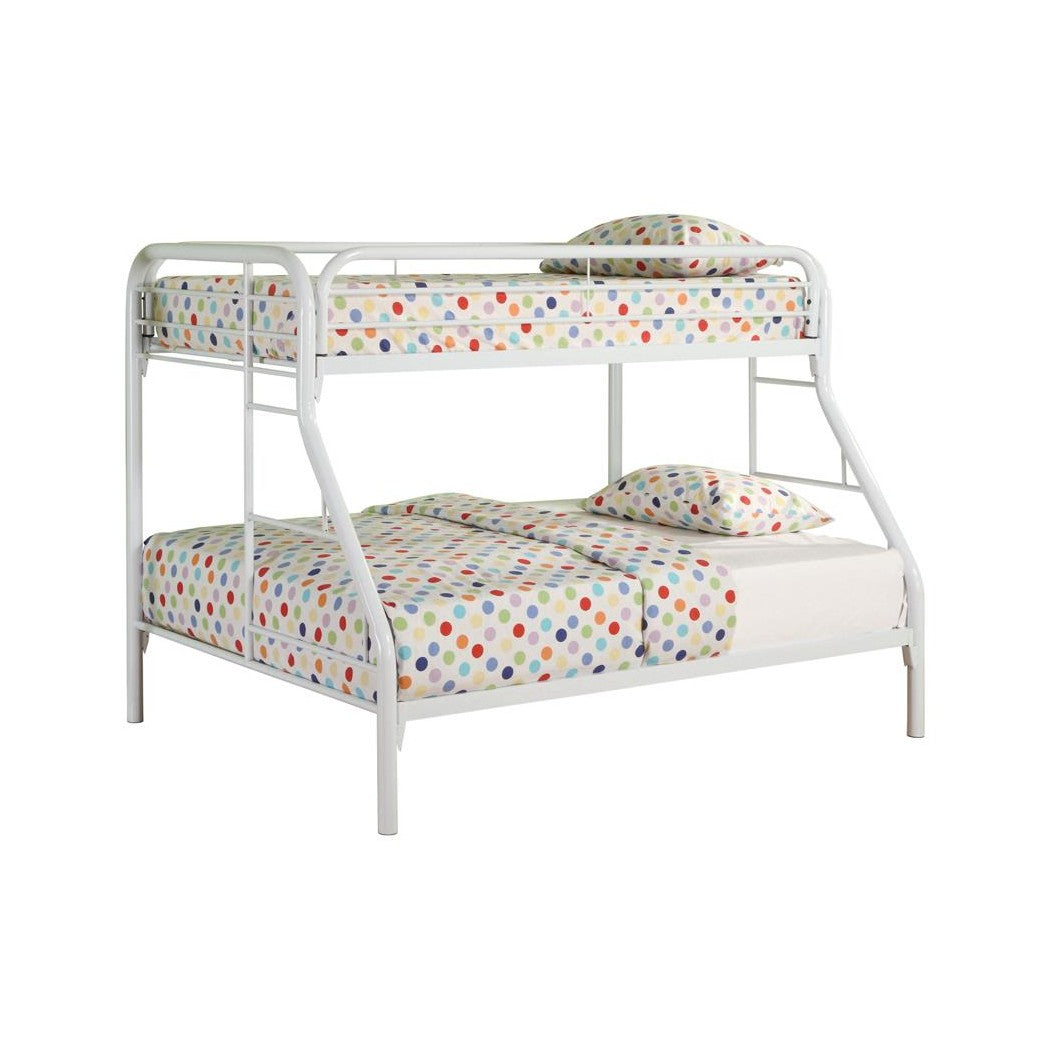 Morgan Twin over Full Bunk Bed White 2258W
