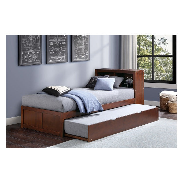 (3) Twin Bookcase Bed with Twin Trundle B2013BCDC-1R*