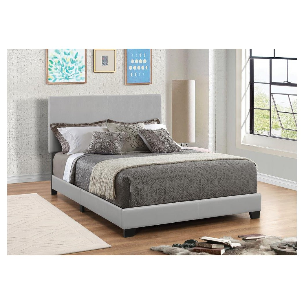 Dorian Upholstered Eastern King Bed Grey 300763KE