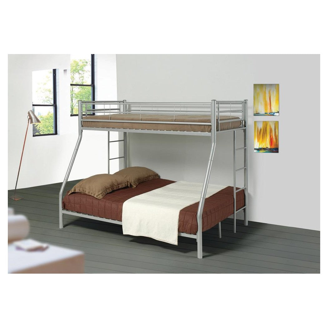 Hayward Twin over Full Bunk Bed Silver 460062