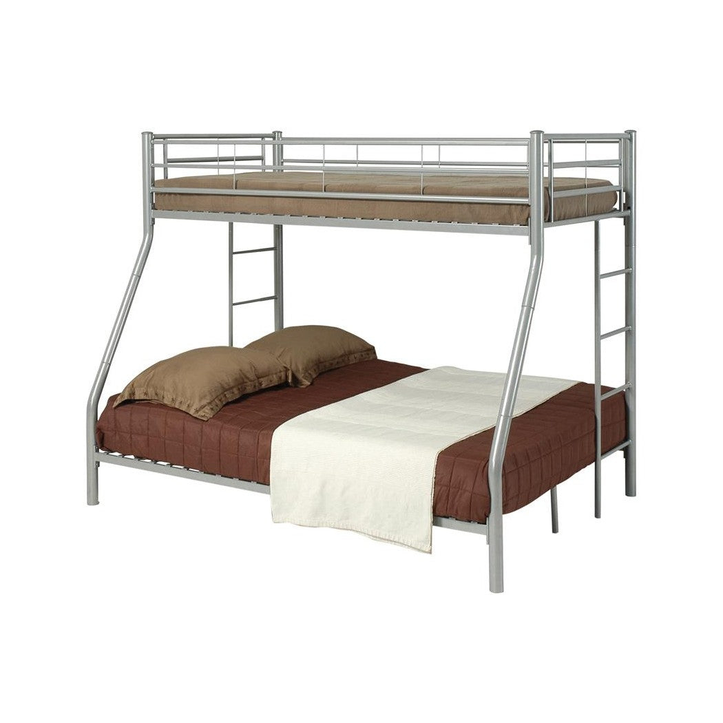 Hayward Twin over Full Bunk Bed Silver 460062