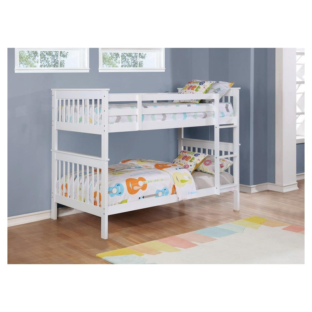 Chapman Twin over Twin Bunk Bed White 460244N