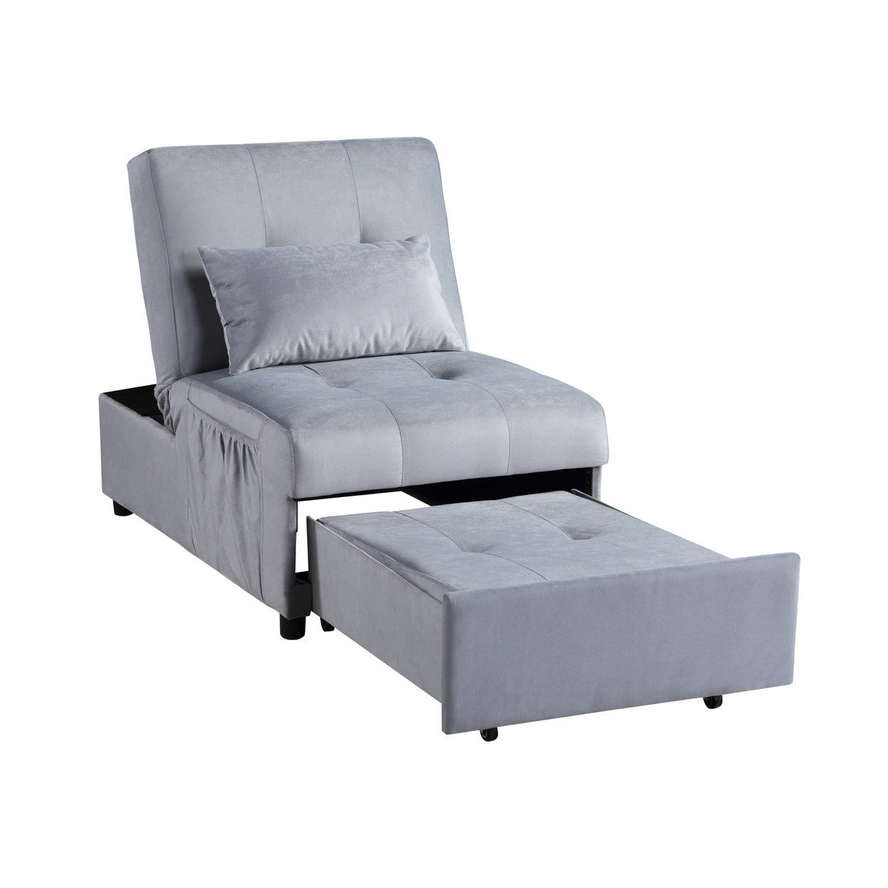 Lift Top Storage Bench with Pull-out Bed 4615-F3