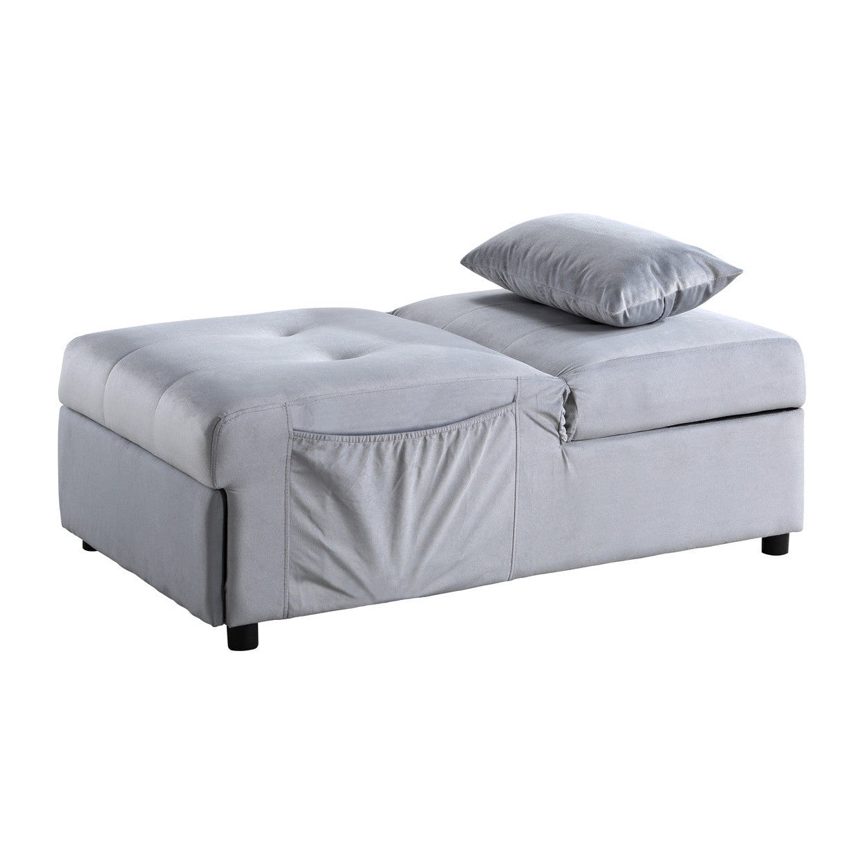 Lift Top Storage Bench with Pull-out Bed 4615-F3