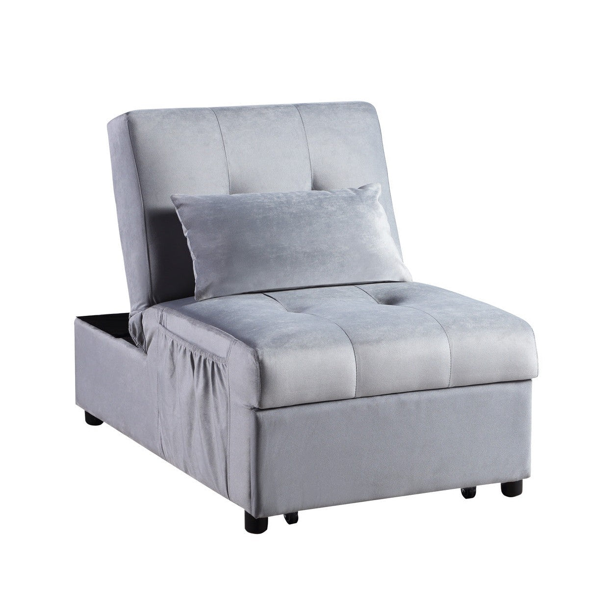 Lift Top Storage Bench with Pull-out Bed 4615-F3