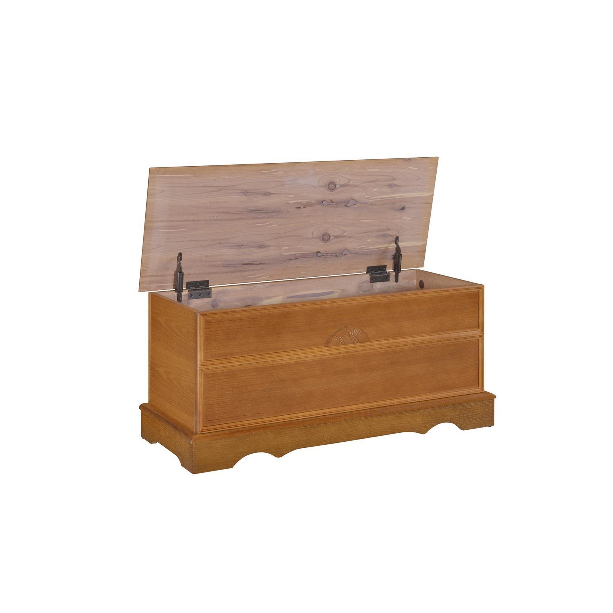 Paula Rectangular Cedar Chest Honey 4695