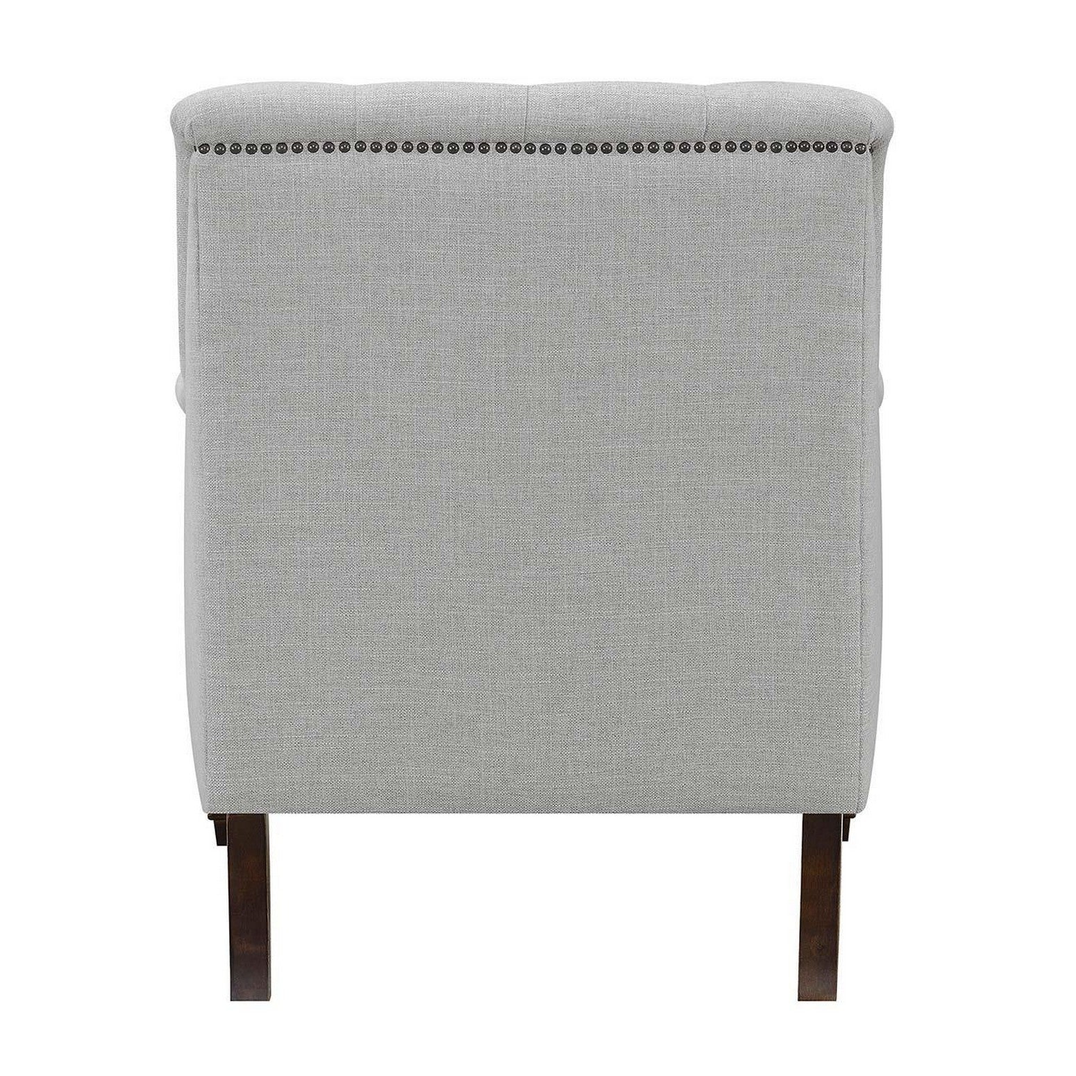 Avonlea Sloped Arm Upholstered Chair Grey 505643