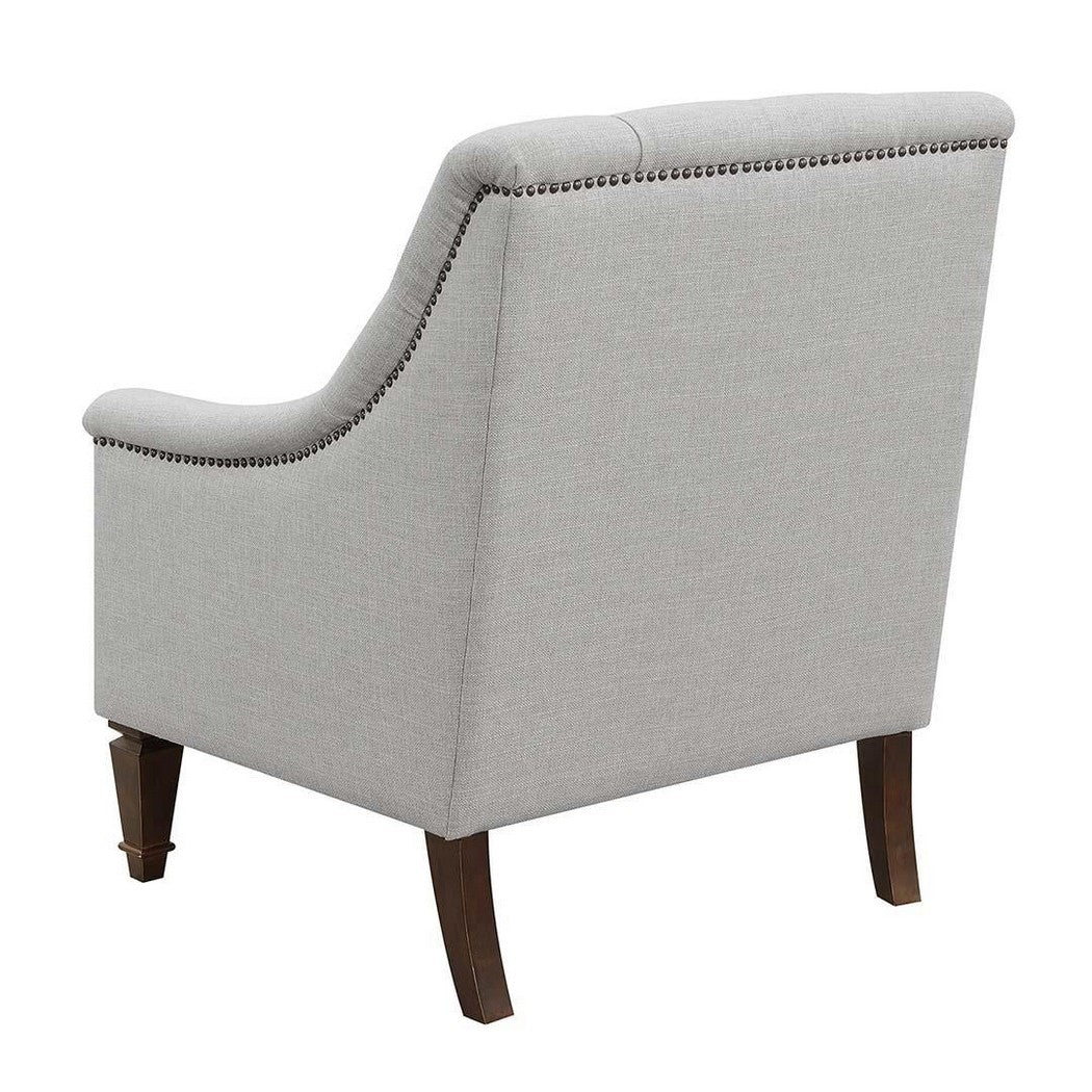 Avonlea Sloped Arm Upholstered Chair Grey 505643