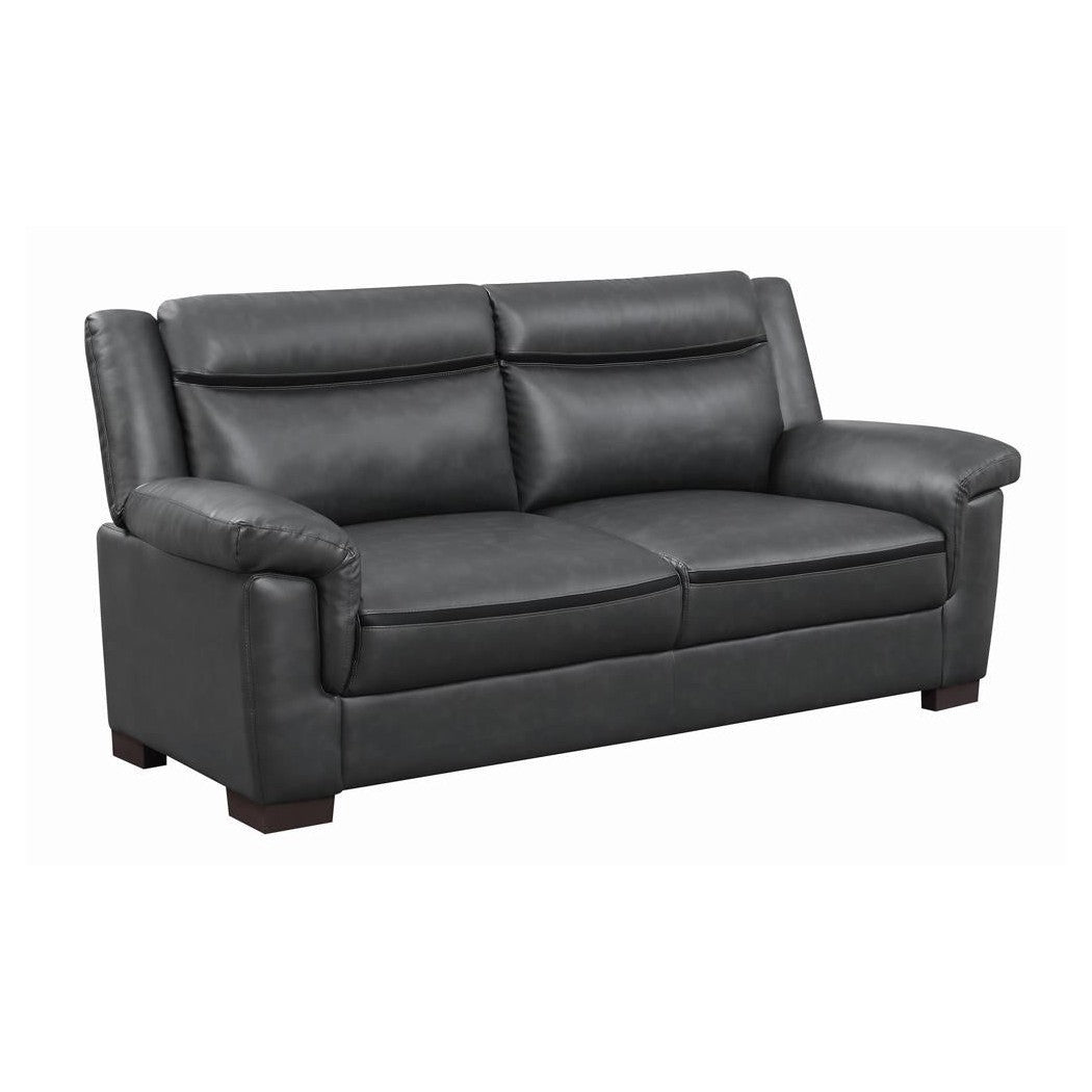 Arabella Pillow Top Upholstered Sofa Grey 506591