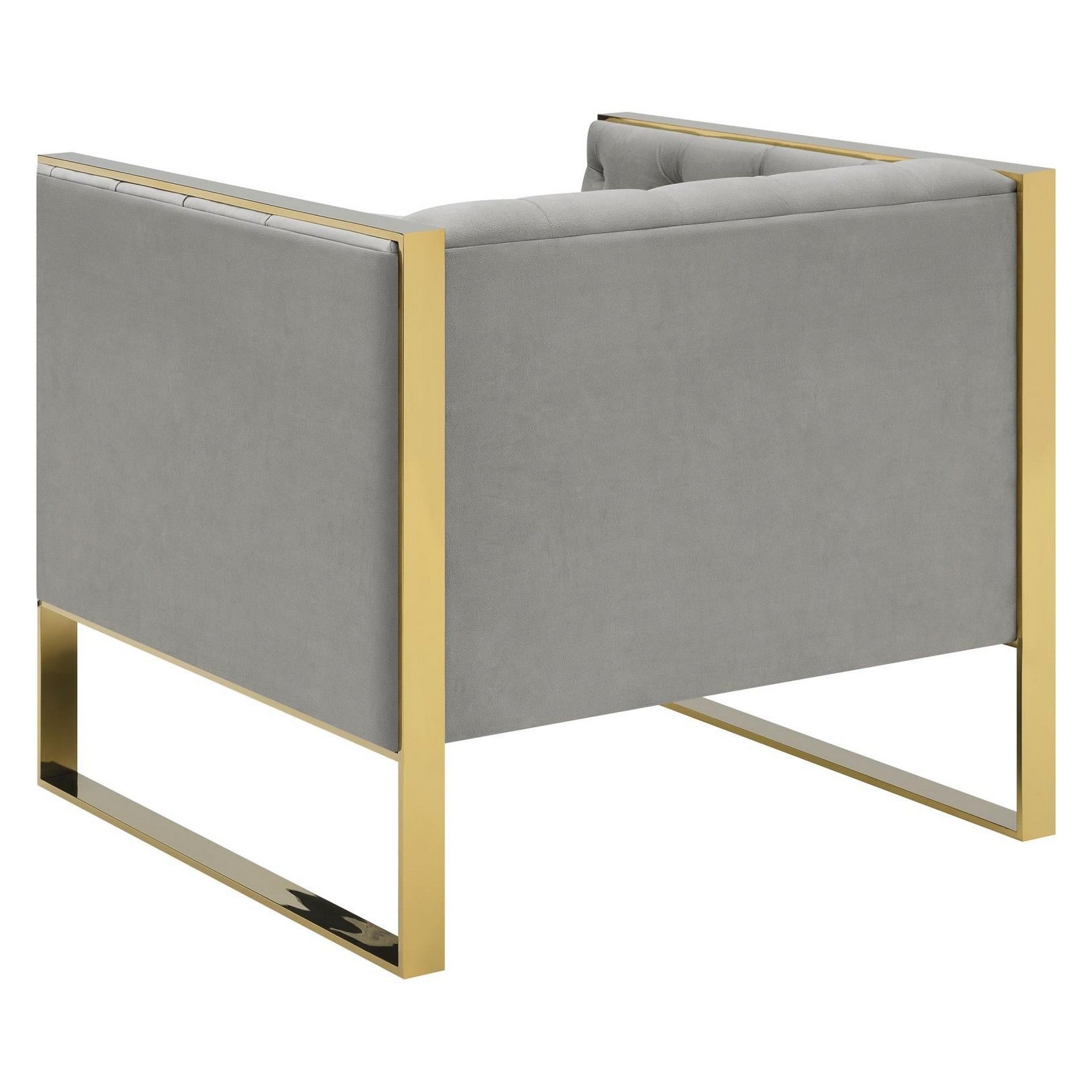 Eastbrook Tufted Back Chair Grey 509113