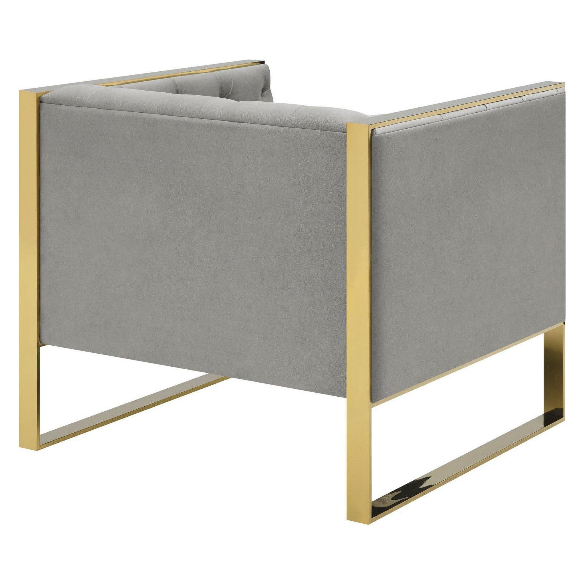 Eastbrook Tufted Back Chair Grey 509113