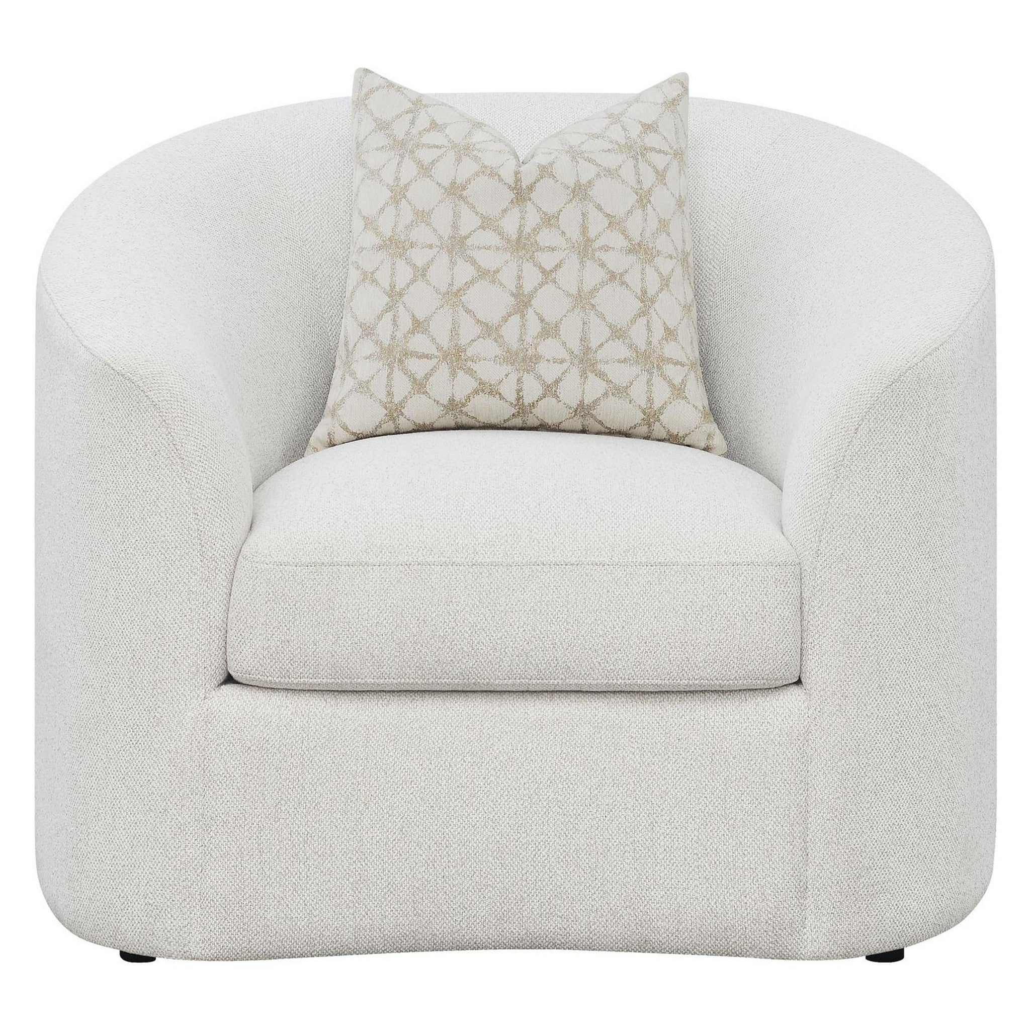 Rainn Upholstered Tight Back Chair Latte 509173