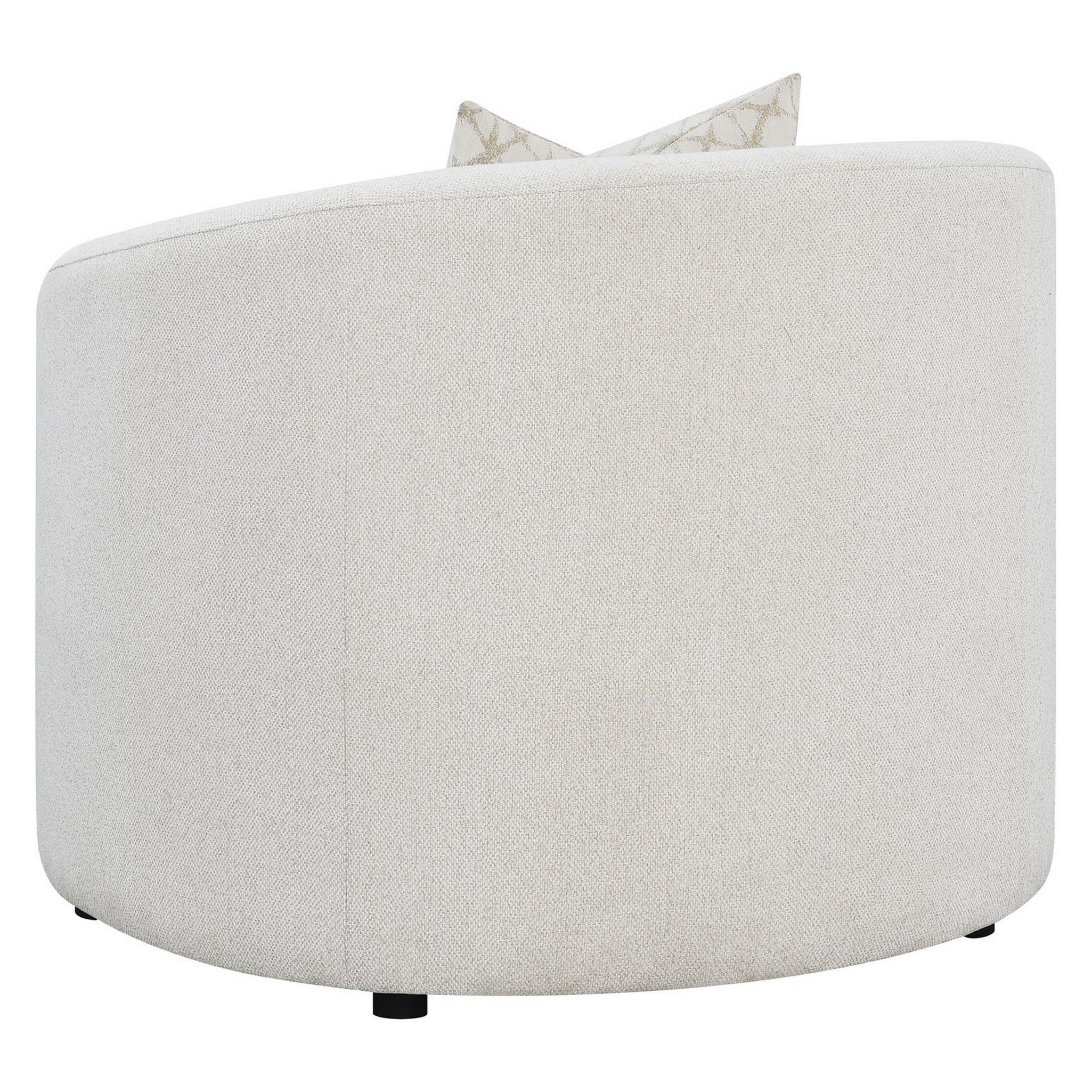Rainn Upholstered Tight Back Chair Latte 509173