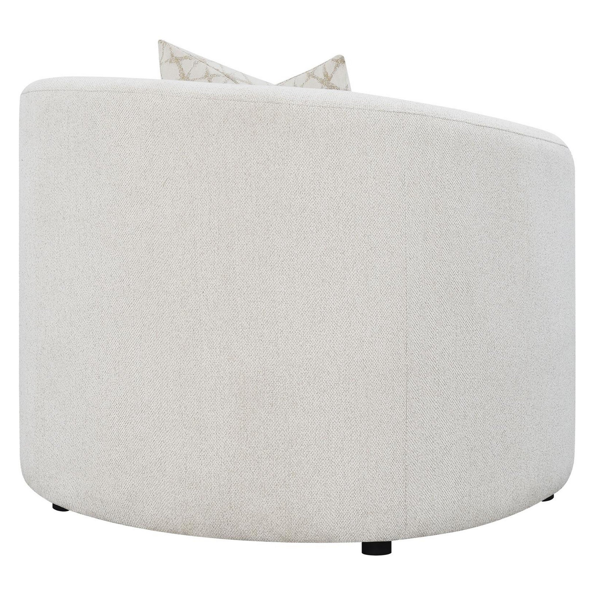 Rainn Upholstered Tight Back Chair Latte 509173