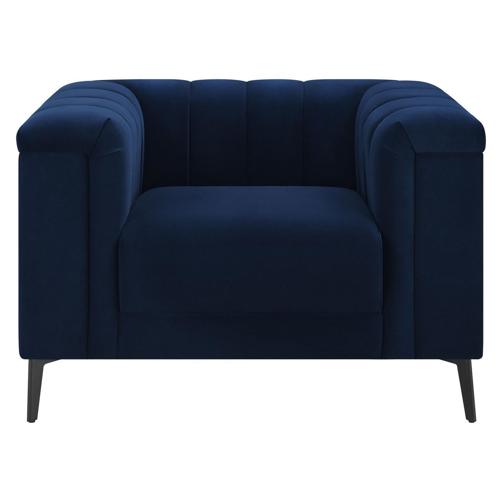 Chalet Tuxedo Arm Chair Blue 509213