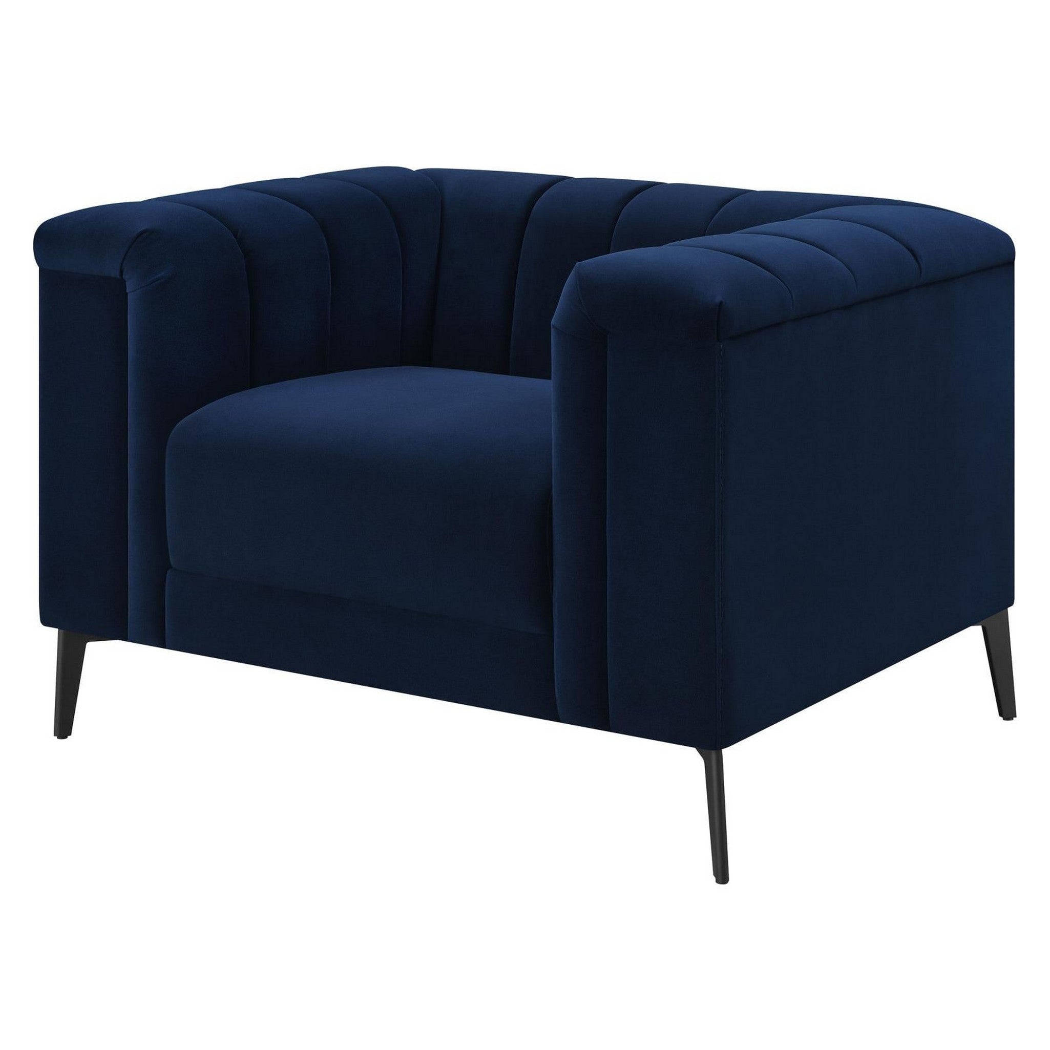 Chalet Tuxedo Arm Chair Blue 509213