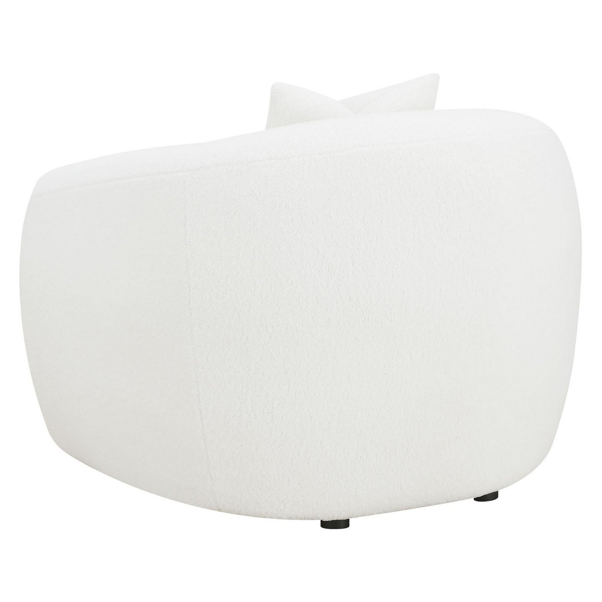 Isabella Upholstered Tight Back Chair White 509873