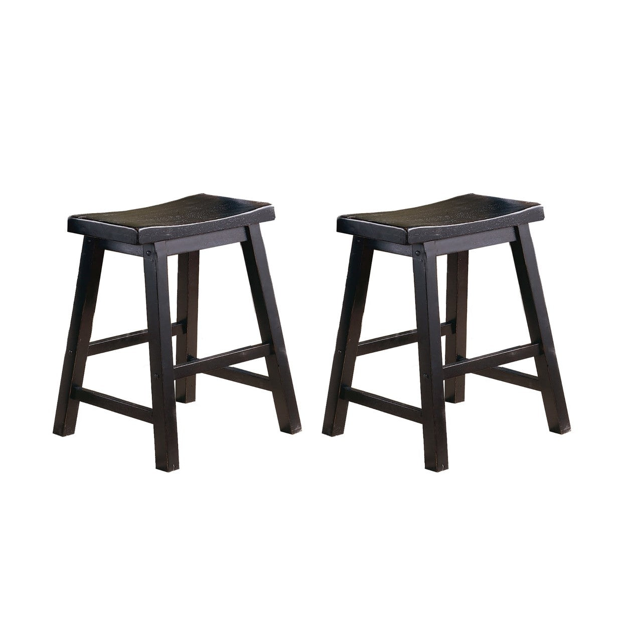 18H STOOL, RTA, BLK-SAND-THRU 5302BK-18
