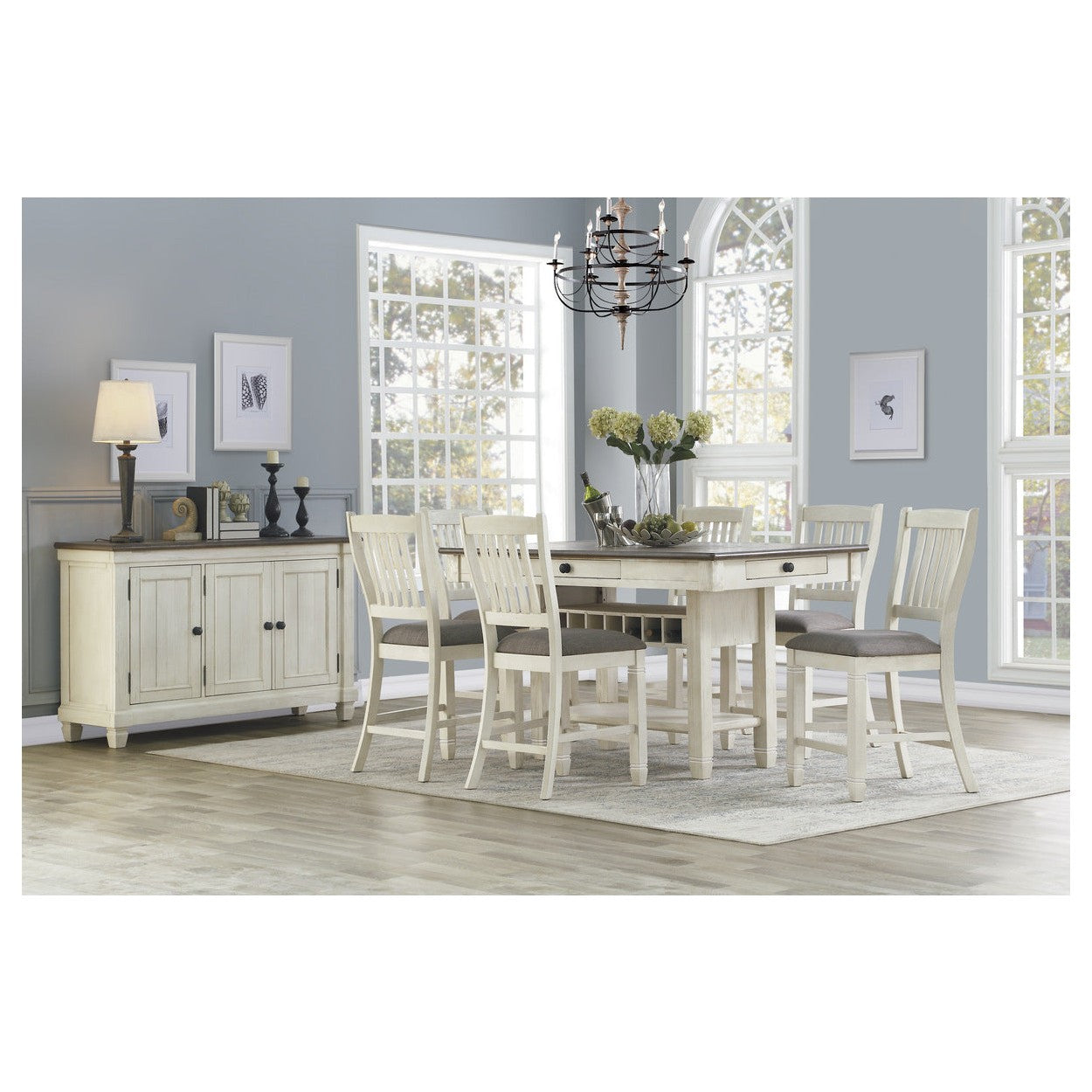 (2) Counter Height Table 5627NW-36*