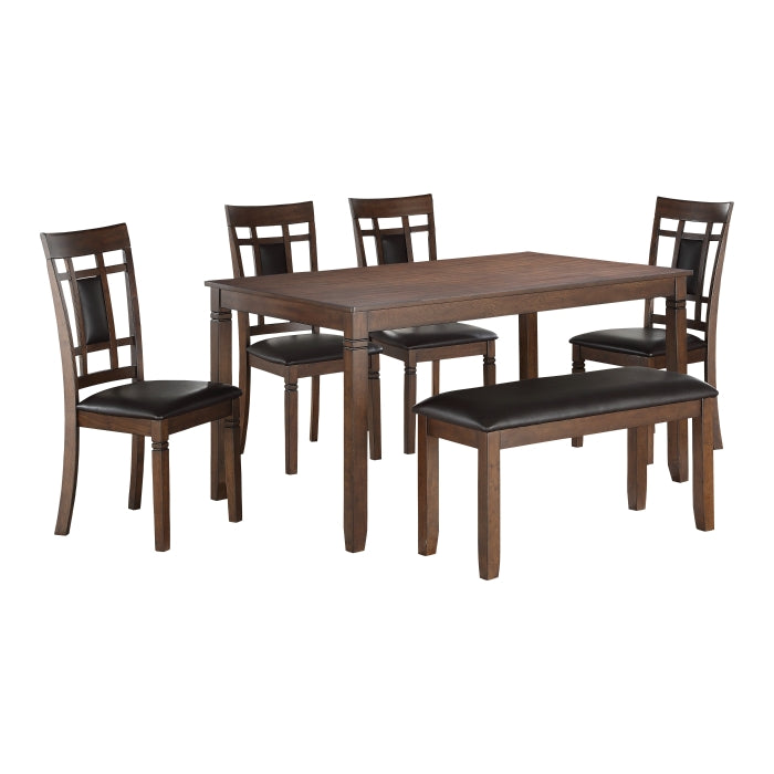 Homelegance Salton 6-Piece Pack Dining Set(Tb+4S+1B)